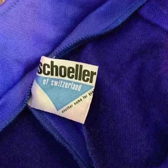 White Stag Blue Wool Blend Ski/Wintersport Pants with Foot/Ankle Straps, 6 - Picture 5 of 13